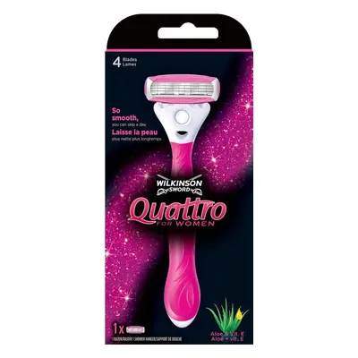 Dámská holítka WILKINSON Quattro for Women holicí strojek + 1 náhradní hlavice