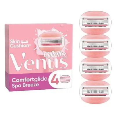 Dámské náhradní hlavice GILLETTE Venus ComfortGlide Spa Breeze, dámské náhradní hlavice, 4 ks