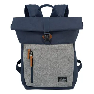 Městský batoh Travelite Basics Roll-up Backpack Navy/Grey