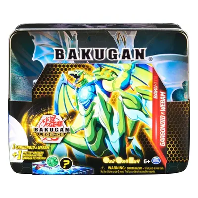 Stolní hra Bakugan Plechový box s exkluzivním Bakuganem S5