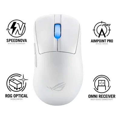 Herní myš ASUS ROG Keris II Ace White