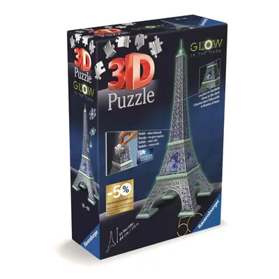 3D puzzle Ravensburger 115914 Eiffelova věž výroční edice (Noční edice)