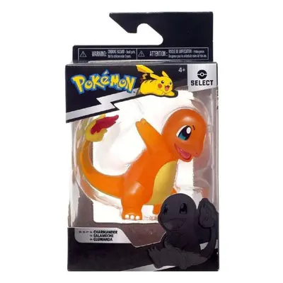 Figurka Pokémon Select Battle Charmander Translucent, 7,5 cm