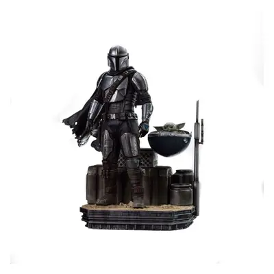 Figurka Din Djarin and Din Grogu - The Mandalorian - Art Scale 1/10