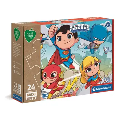 Puzzle Clementoni Play For Future Puzzle DC Superfriends MAXI 24 dílků