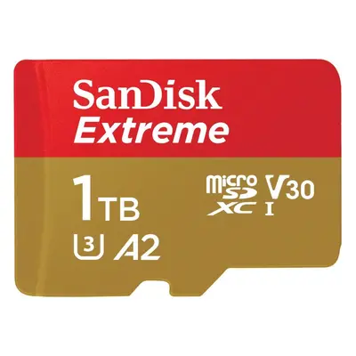 Paměťová karta SanDisk microSDXC 1TB Extreme + Rescue PRO Deluxe + SD adaptér