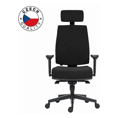 Powerton Kancelářské ergonomické křeslo Jana, Černé