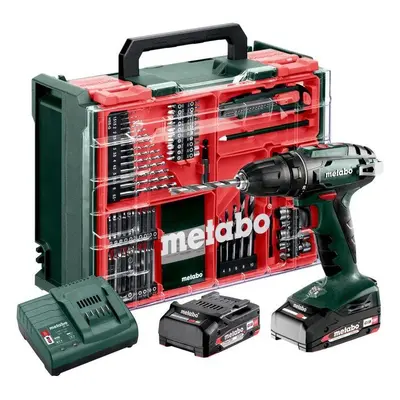 Aku vrtačka Metabo BS 18 Set mobilní dílna 18V 2x2Ah