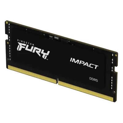 Kingston FURY Impact/SO-DIMM DDR5/16GB/6400MHz/CL38/1x16GB/Black