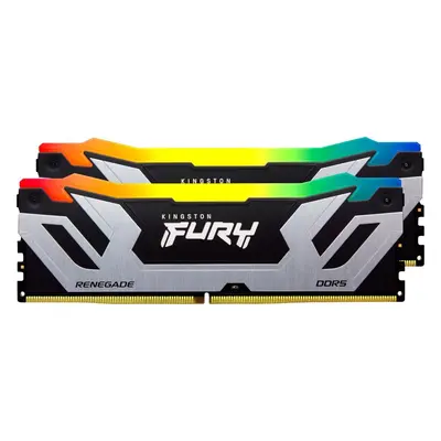 Kingston FURY 24GB DDR5 8400MT/s CL40 CUDIMM Renegade RGB Silver XMP KF584CU40RSA-24