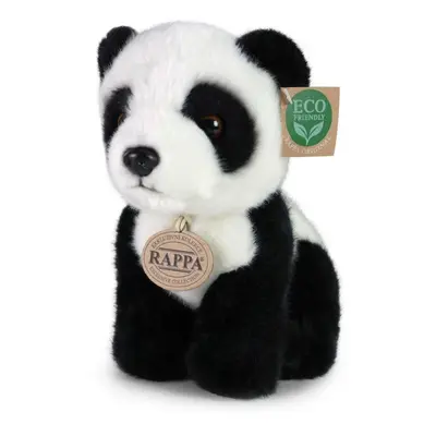 Plyšák RAPPA Plyšová panda sedící 18 cm, Eco-Friendly