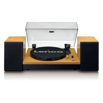 Lenco LS-300 - wood, Gramofon se samostatnými reproduktory