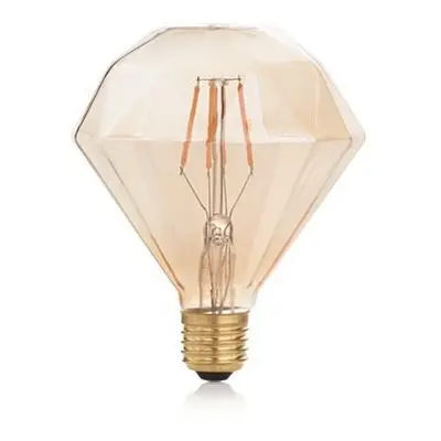 Ideal Lux 201269 LED žárovka Vintage 1x5W | E27 | 360lm | 1800K - jantarová