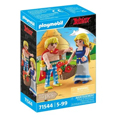 Set figurek a příslušenství Playmobil 71544 Asterix: Tragikomix a Halabala