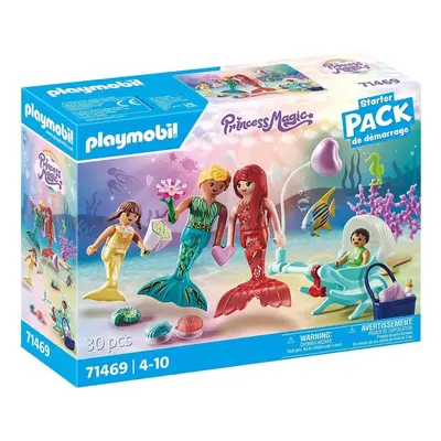 Set figurek a příslušenství Playmobil 71469 Láskyplná rodina mořských panen