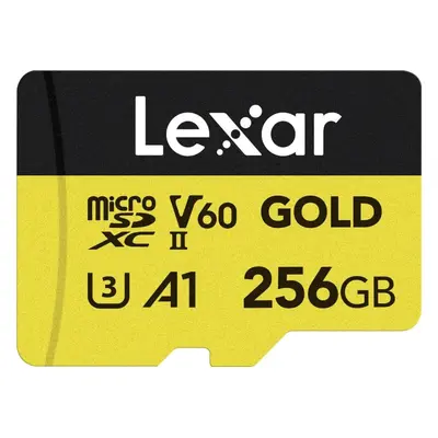 Paměťová karta Lexar microSDXC GOLD 256GB