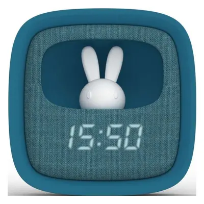 Budík Mob Billy Clock and light dark blue