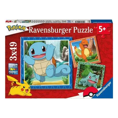 Puzzle Ravensburger 055869 Vypusťte Pokémony 3x49 dílků