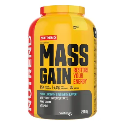 Gainer Nutrend Mass Gain 2100 g, vanilka