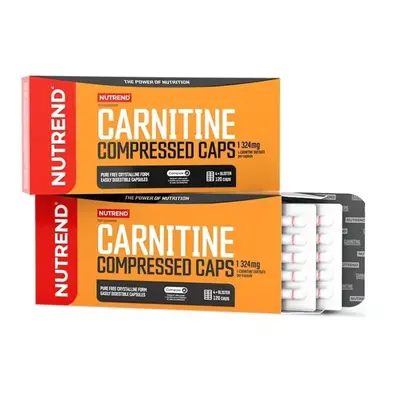 Spalovač tuků Nutrend Carnitine Compressed Caps, 120 kapslí,