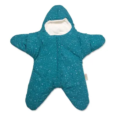 Fusak do kočárku Baby Bites fusak Star Winter Esmerald Green