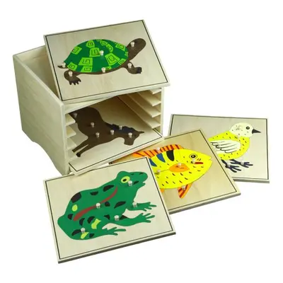 Moyo Montessori 5 ks puzzle s komodou