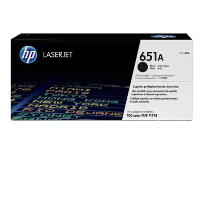 Toner HP CE340A č. 651A černý originální