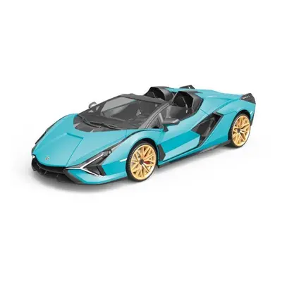 RC auto Siva RC auto Lamborghini Sian 1:12 modrá metalíza, proporcionální RTR LED 2,4Ghz