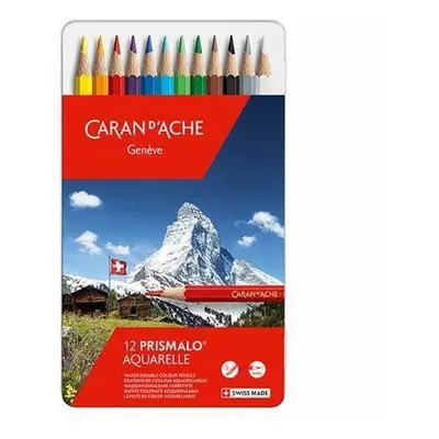 Pastelky CARAN D'ACHE Prismalo Aquarelle 12 barev