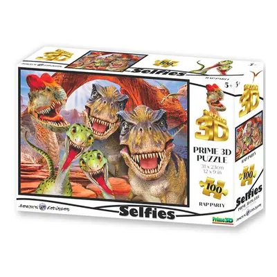 PRIME 3D Puzzle Raptoří selfie 3D 100 dílků