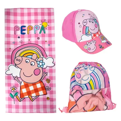 RUČNÍK OSUŠKA SET3|PEPPA PIG