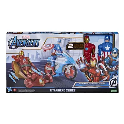 Figurky Hasbro Avengers Titan Hero sada s vozidly