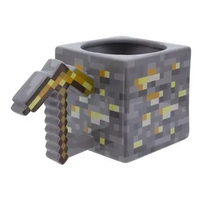 Hrnek Minecraft - Gold Pickaxe - 3D hrnek