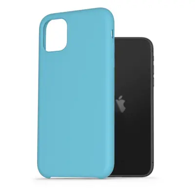 Kryt na mobil AlzaGuard Premium Liquid Silicone Case pro iPhone 11 modré