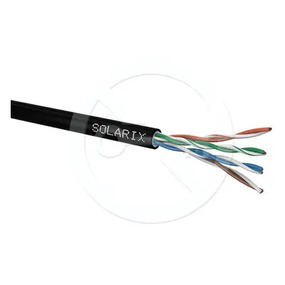 Instalační kabel Solarix CAT5E UTP PE Fca venkovní GELOVÝ 305m/box SXKD-5E-UTP-PEG