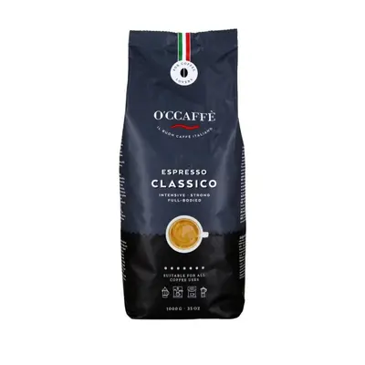 Káva O'Ccaffé Espresso Classico, zrnková, 1000g