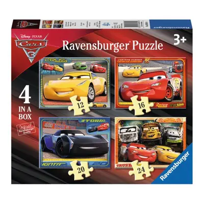 RAVENSBURGER Puzzle Auta 4v1 (12,16,20,24 dílků)