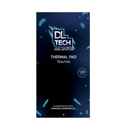 DLTech Thermal Pad 90 × 50 × 1,25 mm 15 W/mK