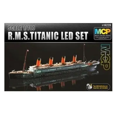 Model lodě Model Kit loď 14220 - R.M.S. TITANIC + LED SET MCP