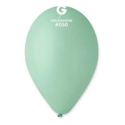 SMART BALLOONS 100 ks azurové - aquamarine - 26 cm pastelové