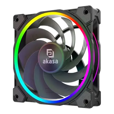 Ventilátor do PC AKASA SOHO AR12 Black Reverse Blade