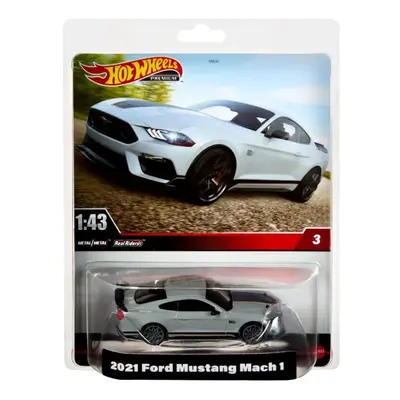 Mattel Hot Wheels Prémiové auto 1:43 2021 FORD MUSTANG MACH 1, HMD45