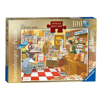 RAVENSBURGER Puzzle Obchod na rohu ulice 100 dílků