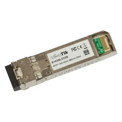 MikroTik SFP+ optický modul S+85DLC03D, MM, 300m, 10G, 850nm