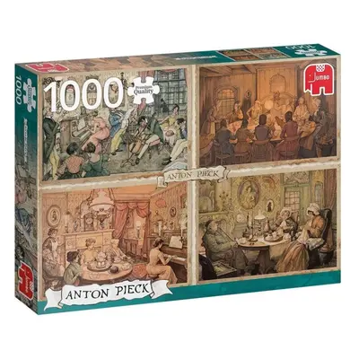 Puzzle Jumbo Puzzle Setkání v obývacím pokoji 1000 dílků