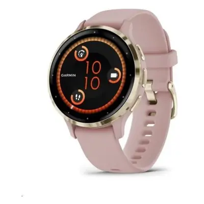 Chytré hodinky Garmin Venu 3S Cream Gold/Dust Rose Band