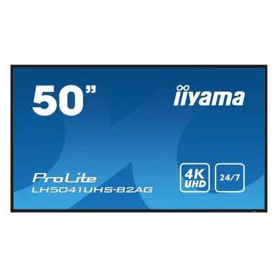 Velkoformátový displej 50" iiyama ProLite LH5041UHS-B2AG