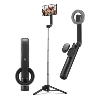 Selfie tyč Spigen MagSafe Tripod Selfie Stick Black