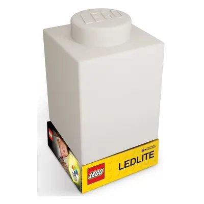 Noční světlo LEGO Classic Silikonová kostka - bílá