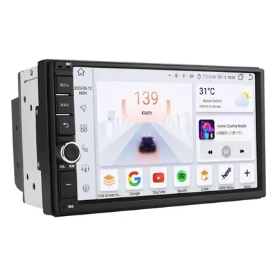 Autorádio Hipzo 2 GB Univerzální 2din Autorádio s Android, GPS navigace, Handsfree - Bluetooth, 